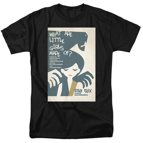 Star Trek What Are Little Girls Made Of Black T-Shirt