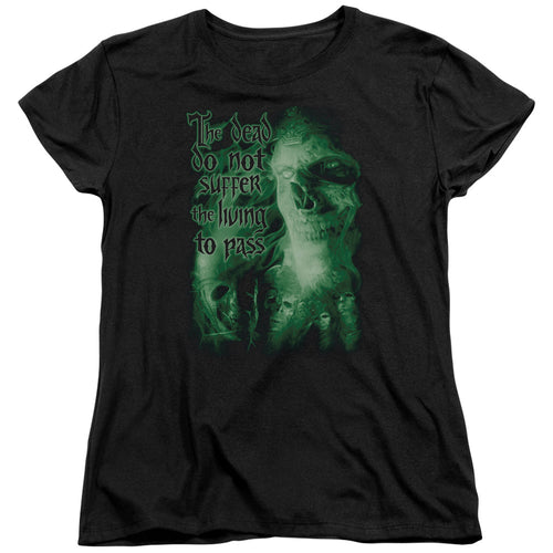 Lord of the Rings King of the Dead Womens T-Shirt