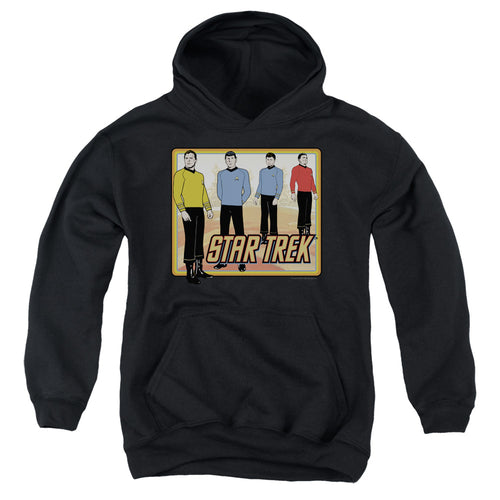 Star Trek Classic Crew Frame Youth Hoodie