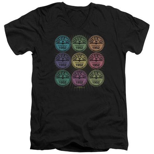 Sun Records Rocking Color Block V-Neck T-Shirt