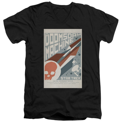Star Trek Juan Ortiz The Doomsday Machine Black V-Neck T-Shirt