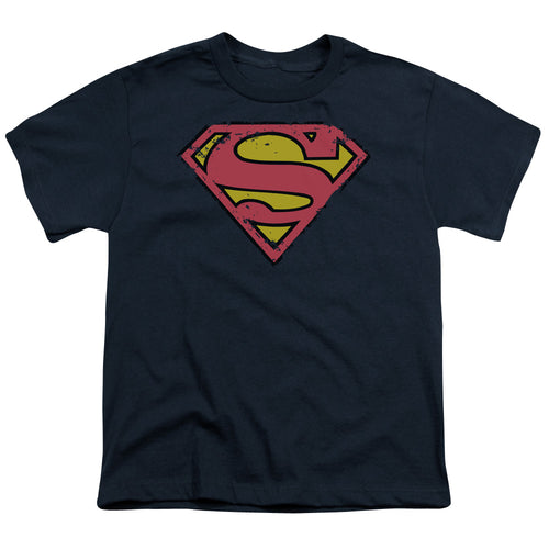 Superman Distressed Shield Youth/Toddler T-Shirt