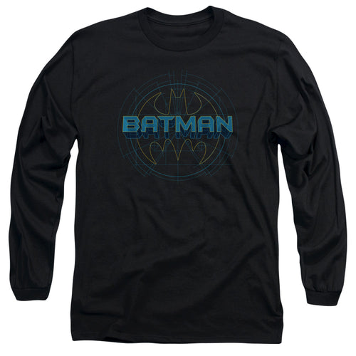 Batman Bat Tech Logo Long Sleeve T-Shirt