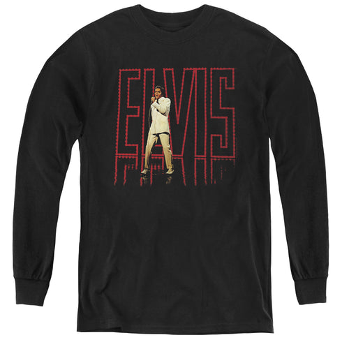 Elvis Presley Elvis 68 Album Youth Long Sleeve T-Shirt