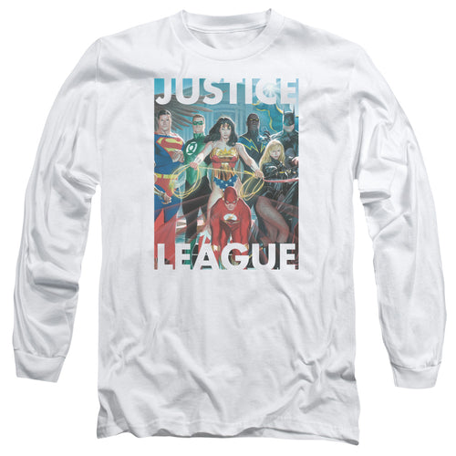DC Comics Hall Of Justice Long Sleeve T-Shirt