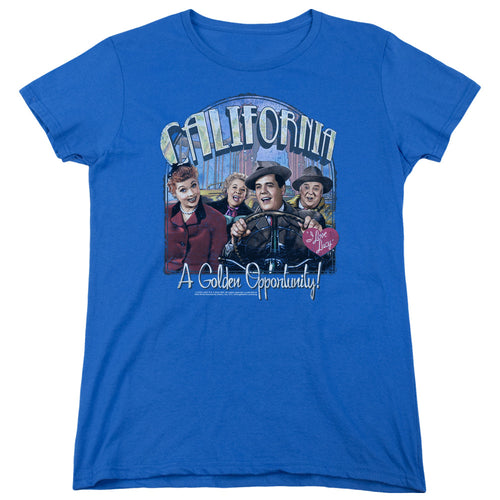 I Love Lucy Golden Opportunity Womens T-Shirt