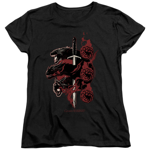 Game of Thrones Targaryen Dragons Womens T-Shirt