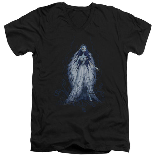 Corpse Bride Vines V-Neck T-Shirt