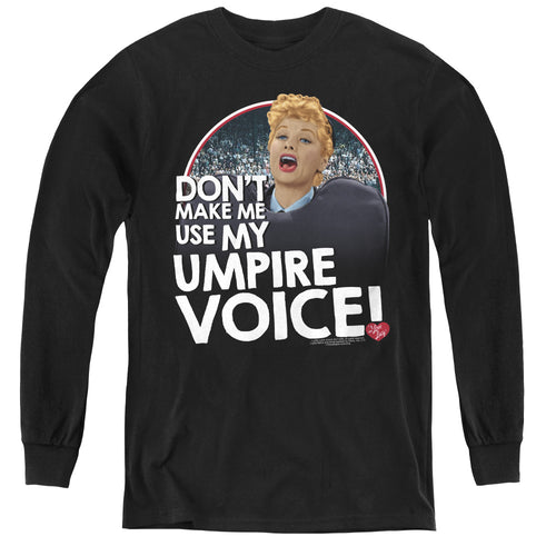 I Love Lucy Umpire Youth Long Sleeve T-Shirt
