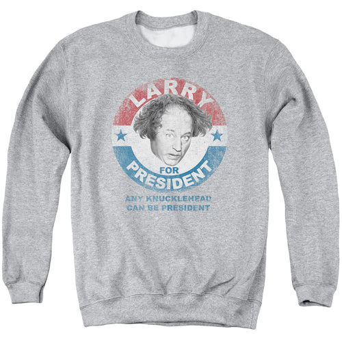 The Three Stooges Larry for President Crewneck Sweatshirt