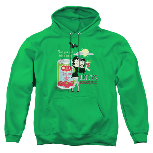 Betty Boop Vampire Tomato Juice Pullover Hoodie