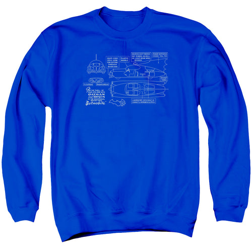 Batman Batmobile Crewneck Sweatshirt