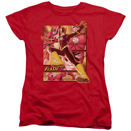 Justice League Flash Womens T-Shirt