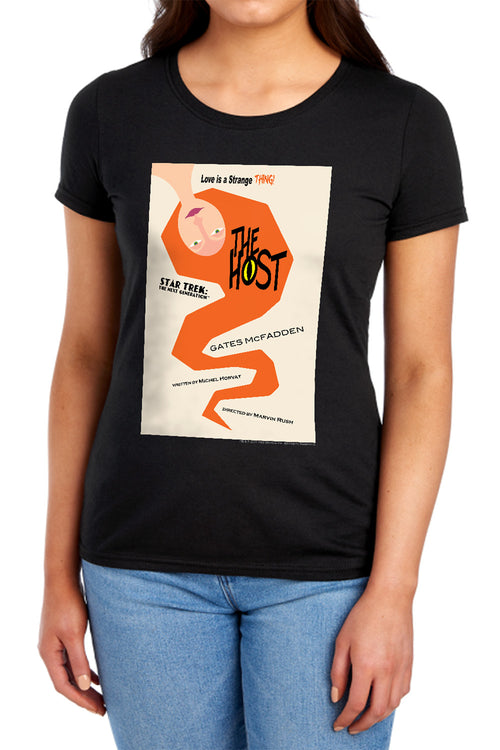 Star Trek The Host Black Womens T-Shirt