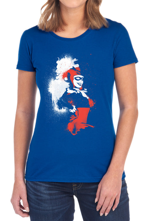 Batman Splattered Couple Womens T-Shirt