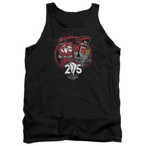Mighty Morphin Power Rangers Red 25 Tank Top