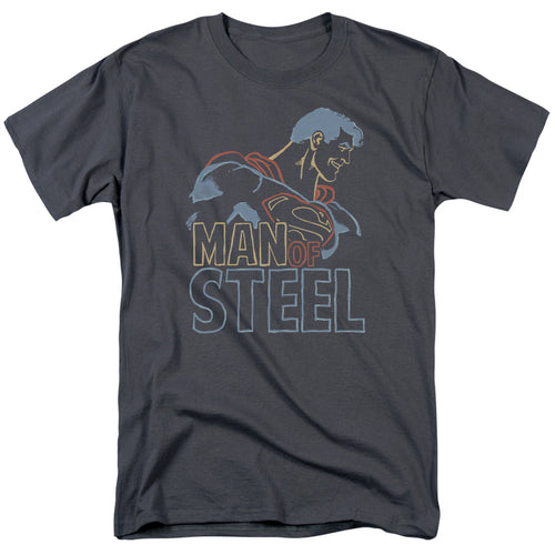 Superman Colored Lines T-Shirt