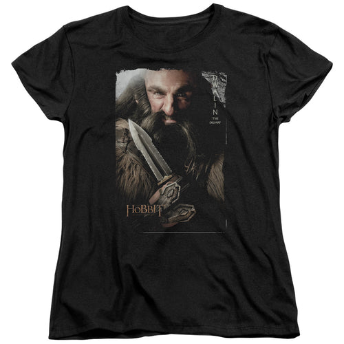 The Hobbit Dwalin Portrait Womens T-Shirt