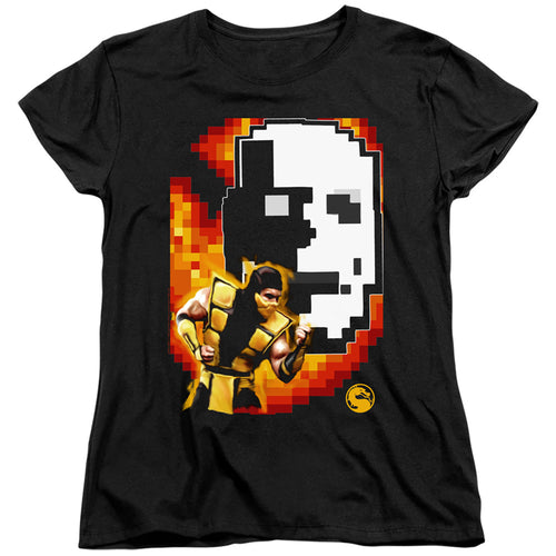 Mortal Kombat Klassic Scorpion Womens T-Shirt