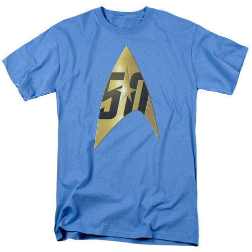 Star Trek 50th Anniversary Delta Carolina Blue T-Shirt