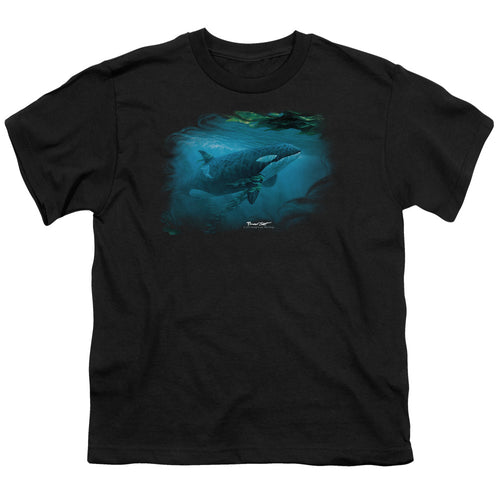 Wild Wings Pursuit Through the Kelp Orca Youth/Toddler T-Shirt