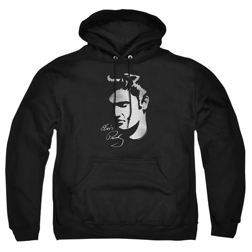 Elvis Presley Simple Face Pullover Hoodie