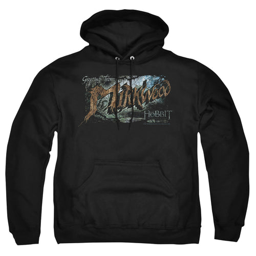 The Hobbit Greetings From Mirkwood Pullover Hoodie
