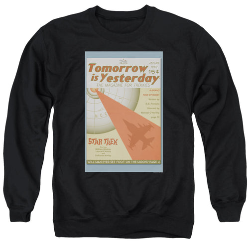 Star Trek Juan Ortiz Tomorrow is Yesterday Black Crewneck Sweatshirt