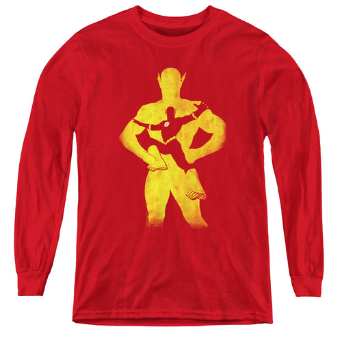 Justice League Flash Knockout Youth Long Sleeve T-Shirt