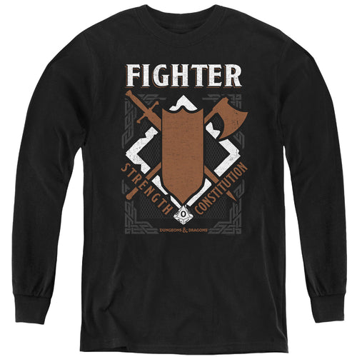 Dungeons & Dragons Fighter Youth Long Sleeve T-Shirt
