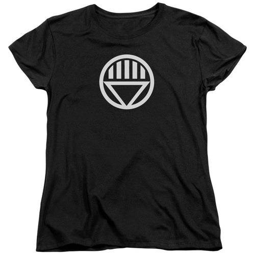 Green Lantern Black Lantern Logo Womens T-Shirt