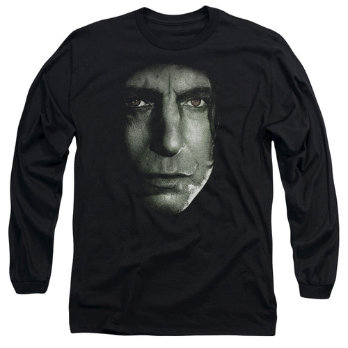 Harry Potter Snape Head Long Sleeve T-Shirt