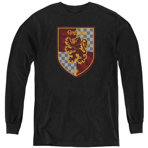 Harry Potter Gryffindor Shield Crest Youth Long Sleeve T-Shirt
