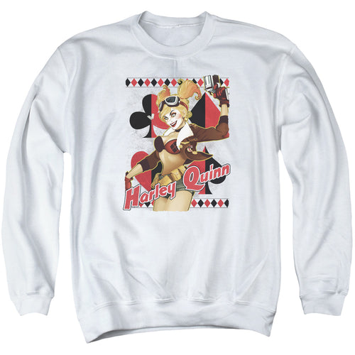 Justice League Harley Bombshetll Crewneck Sweatshirt