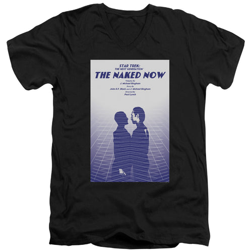 Star Trek The Naked Now Black V-Neck T-Shirt