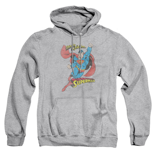 Superman On the Job Pullover Hoodie