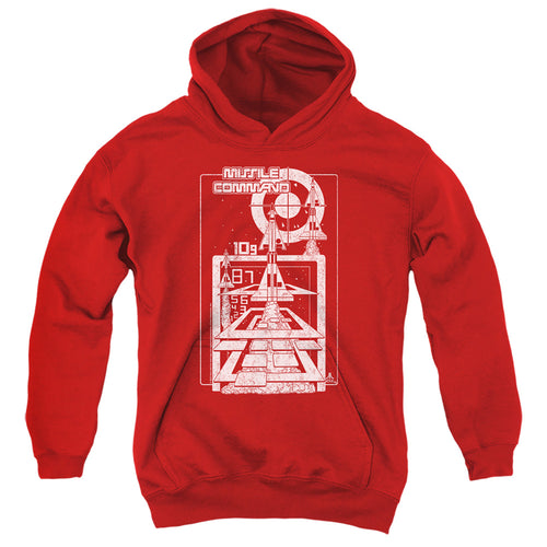 Atari Missile Command Lift Off Youth Hoodie
