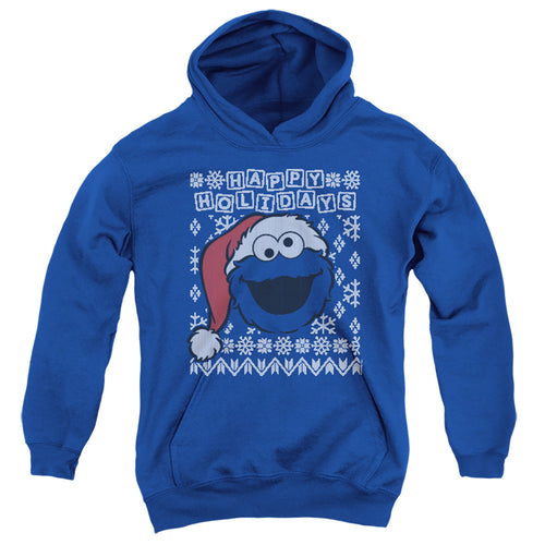 Sesame Street Cookie Monster Ugly Christmas Youth Hoodie