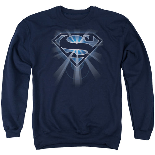 Superman Glowing Shield Crewneck Sweatshirt