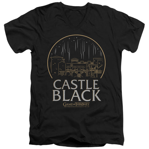 Game of Thrones Castle Black V-Neck T-Shirt