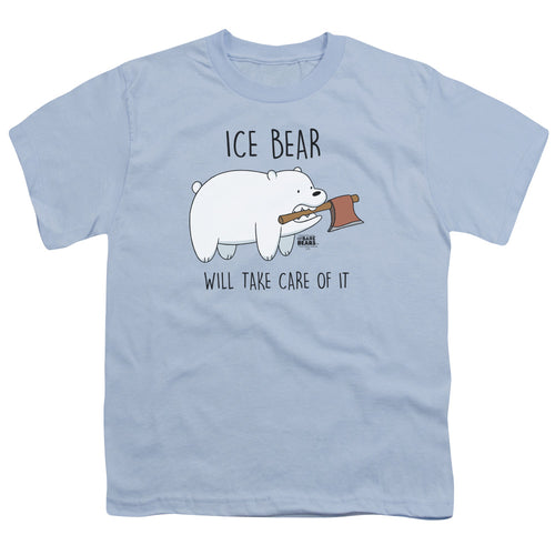 We Bare Bears Ice Bear Will Take Care of It Youth/Toddler T-Shirt
