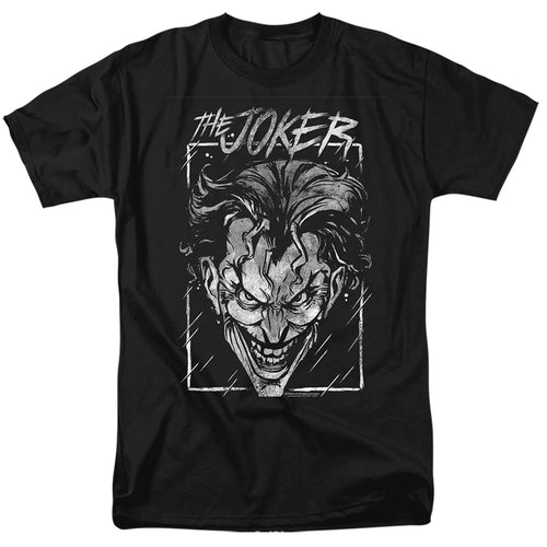 The Batman Joker Storm on Black T-Shirt