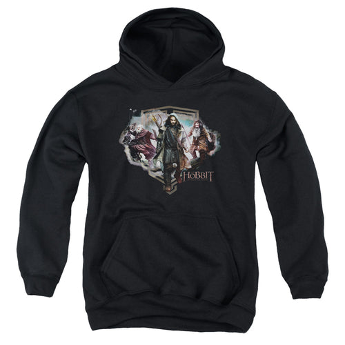 The Hobbit Three Dwarves Youth Hoodie