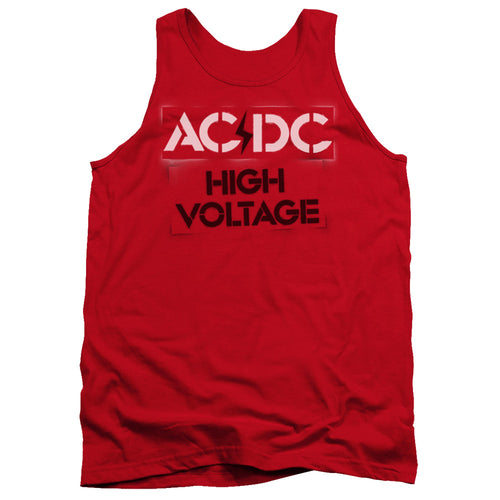 AC/DC High Voltage Stencil Tank Top
