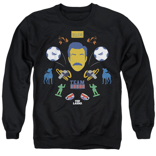 Ted Lasso Icon Collage Crewneck Sweatshirt