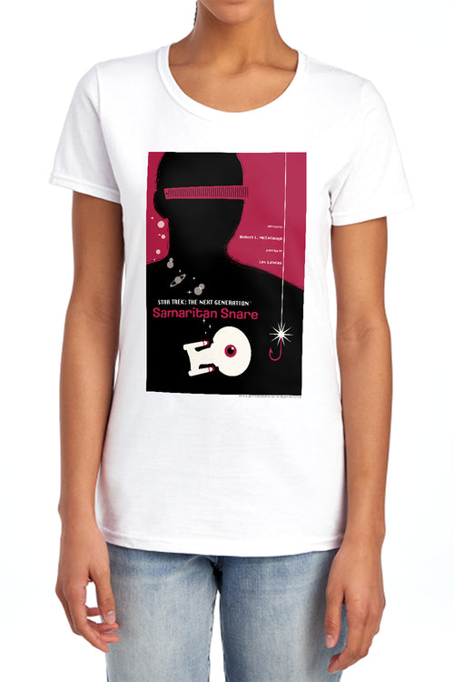 Star Trek Samaritan Snare Womens T-Shirt