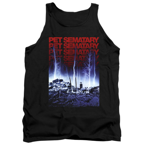 Pet Sematary Repeating Logo Tank Top
