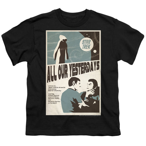 Star Trek Juan Ortiz All Our Yesterdays Black Youth/Toddler T-Shirt