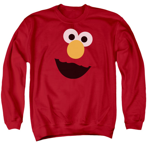 Sesame Street Elmo Face Crewneck Sweatshirt