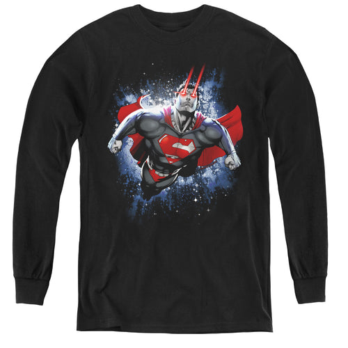 Superman Stardust Youth Long Sleeve T-Shirt